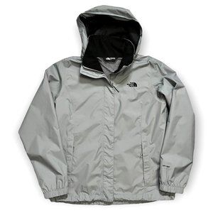 The North Face HyVent Grey Windbreaker Waterproof Jacket - Womens Large